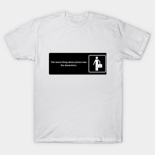 The worst thing about prison was the dementors. T-Shirt